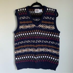 Vintage Cape Isle Knitters Sweater Vest